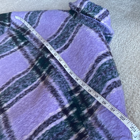 Avec Les Filles Plaid Fully lined Shirt Jacket -Shacket Small - Picture 16 of 17